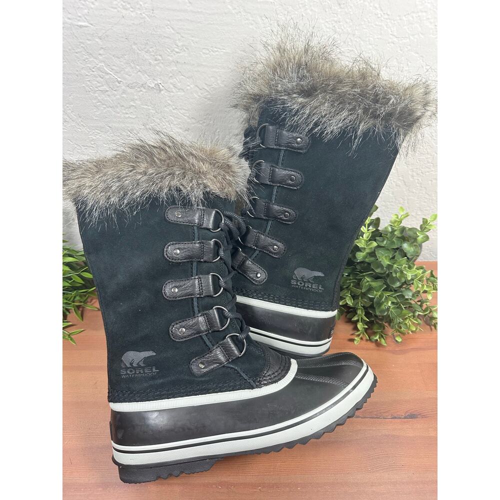 Sorel Women's Joan of Arctic Waterproof Boots Black Size 10